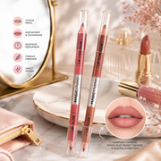 Set 2 Creioane Buze 2 in 1 Fair & Medium, Lip Contour Duo , Magic Studio, 90463