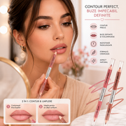 Set 2 Creioane Buze 2 in 1 Fair & Medium, Lip Contour Duo , Magic Studio, 90463