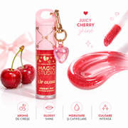 Luciu de buze Juicy Cherry Pop, Coquette Charm, Magic Studio, 90471, 5 ml