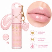 Luciu de buze Juicy Rose Whip, Coquette Charm, Magic Studio, 90471, 5 ml