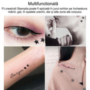 Eyeliner Fantasy, cu Stampila Flower Tatoo, Magic Studio, 2 g