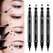 Eyeliner Fantasy, cu Stampila Flower Tatoo, Magic Studio, 2 g
