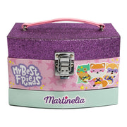 Trusa de machiaj pentru fetite tip cufar, My Best Friends 12041, Martinelia