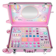 Trusa de machiaj Little Unicorn Mega Carry On Case, Martinelia, 44342, 52 piese, cu troler si oglinda
