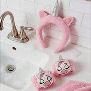 Unicorn Set bentita si bratari de incheietura plusate, Martinelia, 56040