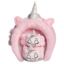 Unicorn Set bentita si bratari de incheietura plusate, Martinelia, 56040