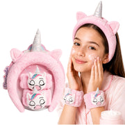 Unicorn Set bentita si bratari de incheietura plusate, Martinelia, 56040
