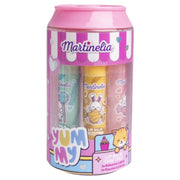 Set 3 balsamuri de buze Yummy in cutie tip doza, Martinelia, 68144