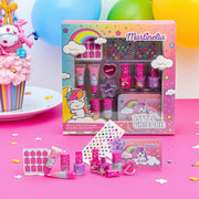 Set unghii și buze cu cutie metalică Little Unicorn, Martinelia, 85499