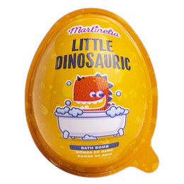 Bila efervescenta de baie Little Dinorassic Surprise Bath Bomb Martinelia 99587, portocaliu, 140 g