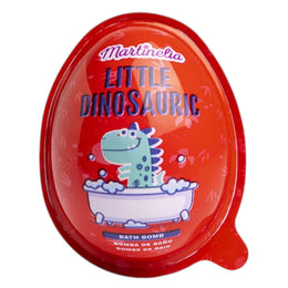 Bila efervescenta de baie Little Dinorassic Surprise Bath Bomb Martinelia 99587, Roz, 140 g