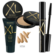 Set ingrijire ten pudra, fond de ten si mascara XL, Revers Honey
