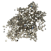 Cristale pentru decorarea unghiilor Chique, argintii, 1440 bucati