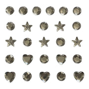 Strassuri autoadezive pentru machiaj Clear Shapes, pentru fata, corp, unghii, Chique