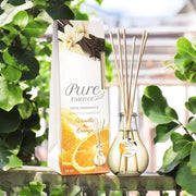 Difuzor cu betisoare parfumate Pure Essence, Vanilie si flori de portocala, 50 ml