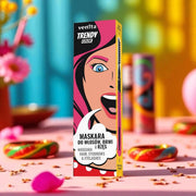 Mascara Colorată 3în1, pentru par, gene si sprancene, Intriguing Rose, Trendy, Venita, 13g