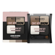 Kit fard de sprancene cu 4 culori, Professional Stylist, Revers, Nr.3