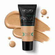 Fond de ten + baza de machiaj, Fix Matt All In One, nr 33 Classic Tan, 30 ml, Revers
