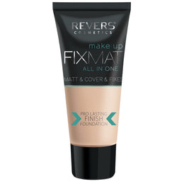 Fond de ten + baza de machiaj, Fix Matt All In One, nr 33 Classic Tan, 30 ml, Revers
