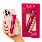 Ulei de buze nuantator cu peptide+ suport telefon, 01 Cherry Glaze, Revers, 10ml