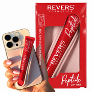 Ulei de buze nuantator cu peptide+ suport telefon, 05 Coral Crush, Revers, 10ml