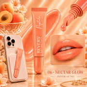Ulei de buze nuantator cu peptide+ suport telefon, 06 Nectar Glow, Revers, 10ml