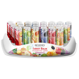 Set 30 bucati de balsam de buze Sweet Balm, diverse arome de fructe