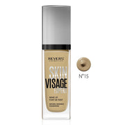 Set 12 bucati Fond de ten cu pompita, Skin Visage Expert, Revers, 30 ml