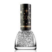 Set 24 bucati lac de unghii Icon Glitter, Revers