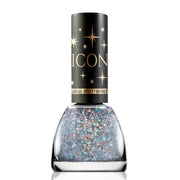 Set 24 bucati lac de unghii Icon Glitter, Revers