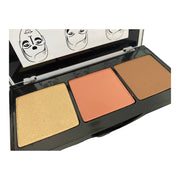 Paleta de machiaj pentru contur, Pro Contour, HD Beauty, Revers, nr  02, 12,5 g
