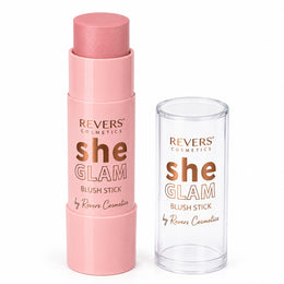 Blush stick cu efect fresh glow 01 Sparkle Blossom, She Glam, Revers, 10g