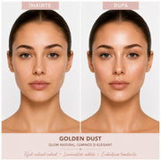 Iluminator crema stick cu efect auriu radiant, Golden Dust 02, She Glam, Revers, 10g