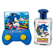 Set cosmetic pentru baieti, Sonic the Hedgehog cu apa de toaleta 50 ml si joc cu inele, Sega, 1905
