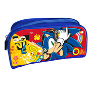 Set cosmetic pentru baieti, Sonic the Hedgehog cu apa de toaleta 50 ml si borseta, Sega, 1908