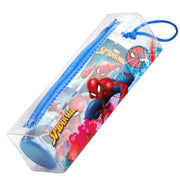 Set ingrijire dentara pentru copii, pahar, pasta de dinti, periuta si etui, Spiderman, 2567