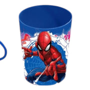 Set ingrijire dentara pentru copii, pahar, pasta de dinti, periuta si etui, Spiderman, 2567