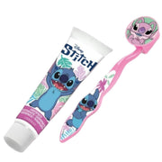 Set ingrijire dentara pentru copii, pahar, pasta de dinti, periuta si etui, Stitch, 1278