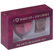 Set 2 bureti machiaj inima cu suport cadou Top Choice 38310