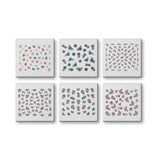 Stickere pentru unghii, set de 6 folii, Top Choice 42942