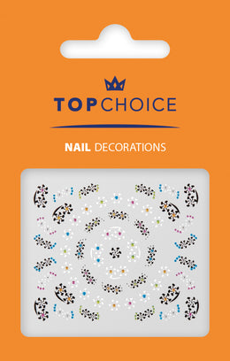 Stickere pentru unghii, set de 6 folii, Top Choice 42959