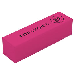 Buffer pentru unghii cu abrazivitate 100/180, Top Choice 70853, roz