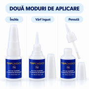Adeziv unghii dual brush Top Choice 70938, 10g