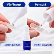 Adeziv unghii dual brush Top Choice 70938, 10g