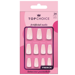 Unghii artificiale Ballerina Ombre, Top Choice 78569, set de 24 buc