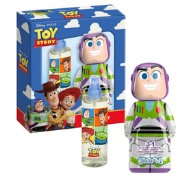 Set de baie pentru baieti, Toy Story Buzz Lightyear, cu gel de dus, sampon si balsam 3 in 1, 300 ml si apa de toaleta 100 ml, Disney Pixar, 1444