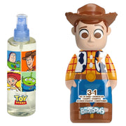Set de baie pentru baieti, Toy Story Woody, cu gel de dus, sampon si balsam 3 in 1, 300 ml si apa de toaleta 100 ml, Disney Pixar, 1444