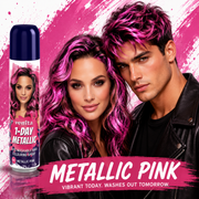 Spray colorant pentru par, fixativ, Venita, 1-Day Metallic Color, nr M1, Roz