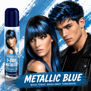 Spray colorant pentru par, fixativ, Venita, 1-Day Metallic Color, nr M3, Bleu
