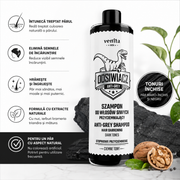 Sampon anti-incaruntire pentru barbati, tonuri inchise, Venita Men AntiGrey, 200ml